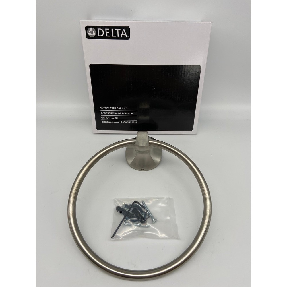 Delta Ashlyn Towel Ring Stainless Steel Wall Mount Bathroom Hardware 76446-SS‎